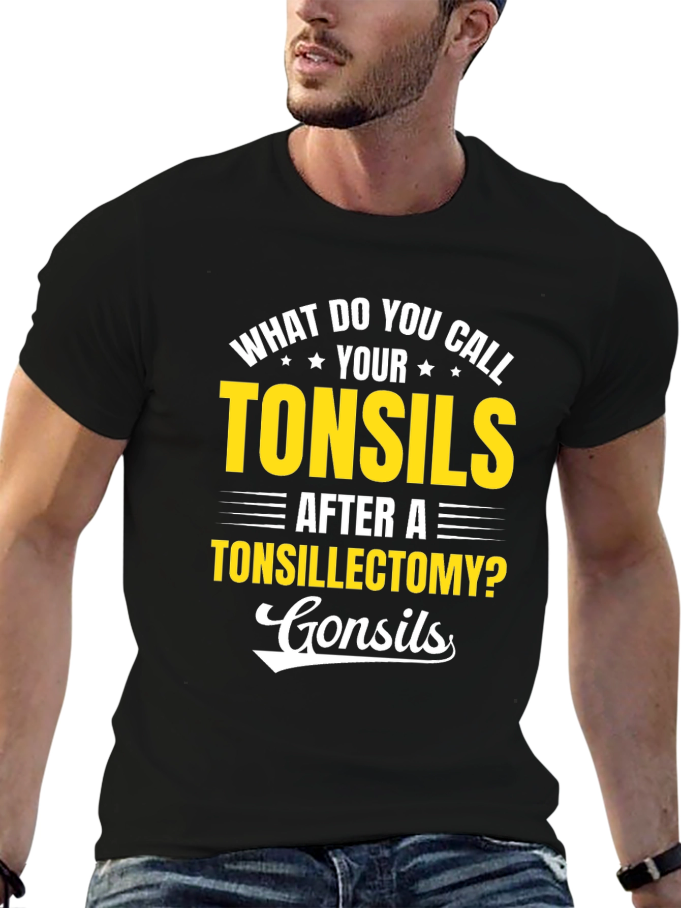 Funny Tonsillectomy Recovery T-Shirt - Gonsils