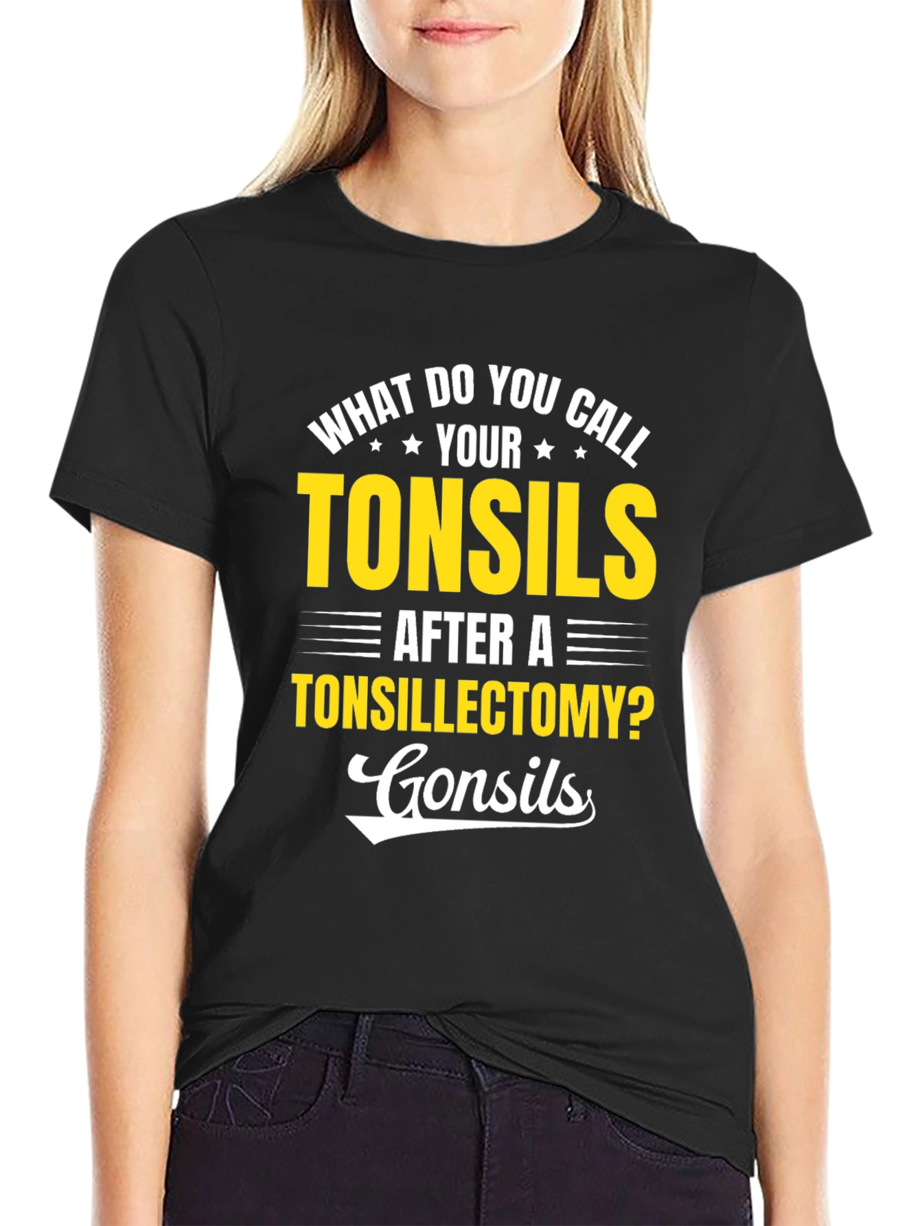 Funny Tonsillectomy Recovery T-Shirt - Gonsils