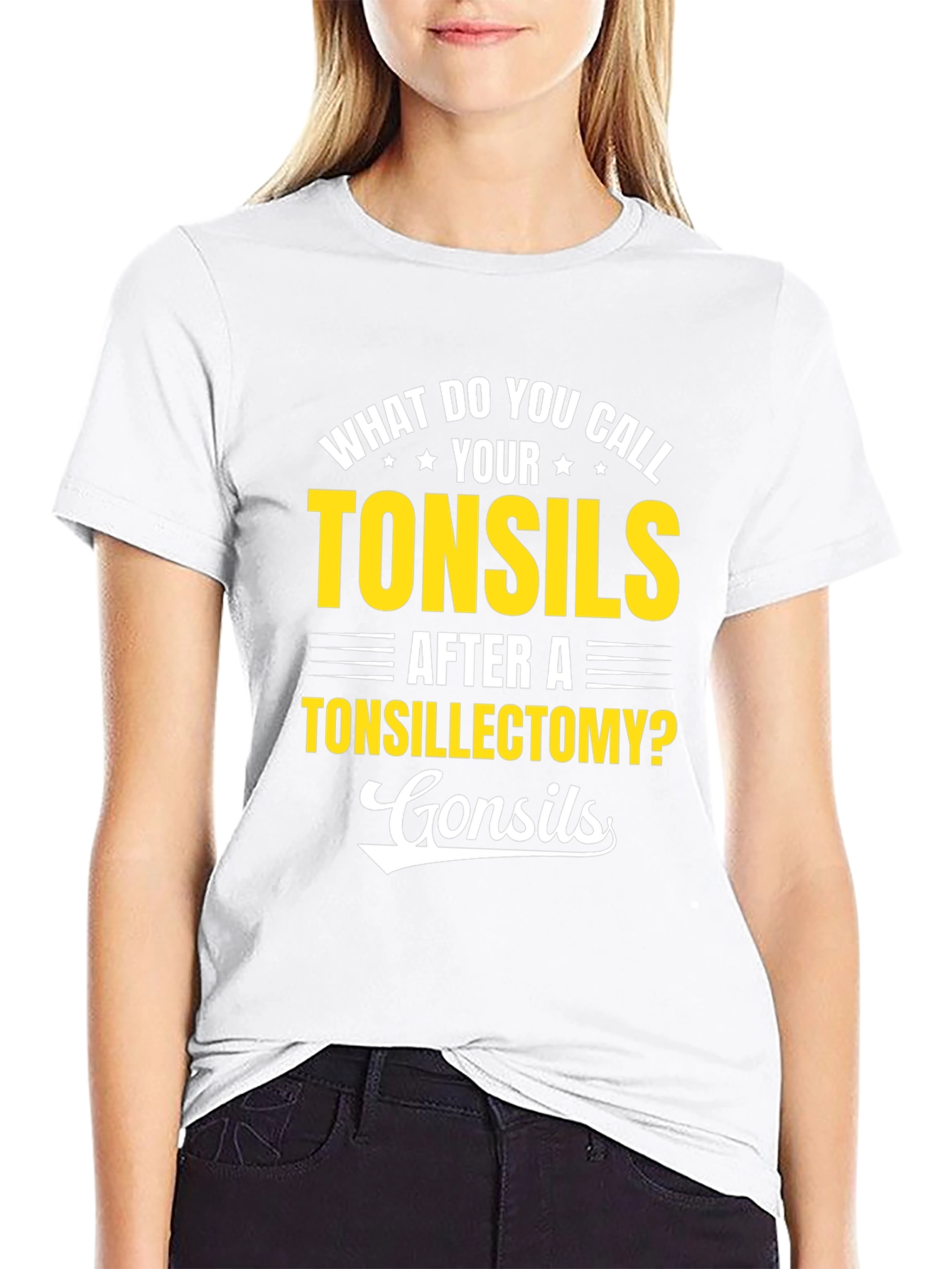 Funny Tonsillectomy Recovery T-Shirt - Gonsils