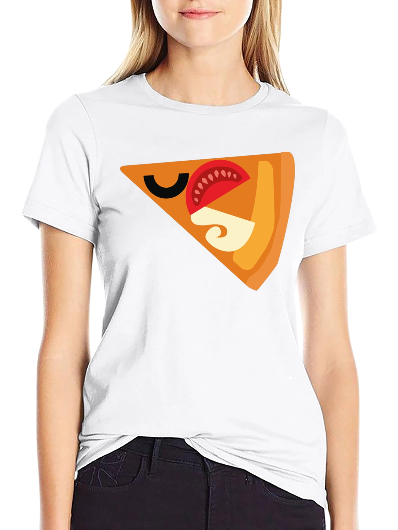 Pizza Slice Graphic Tee - Funny Food Shirt
