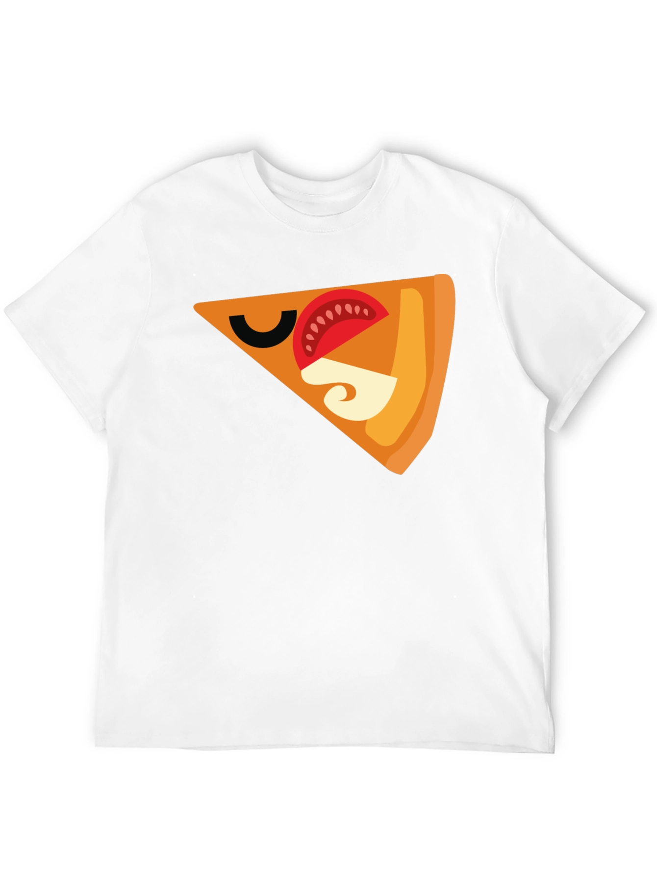 Pizza Slice Graphic Tee - Funny Food Shirt