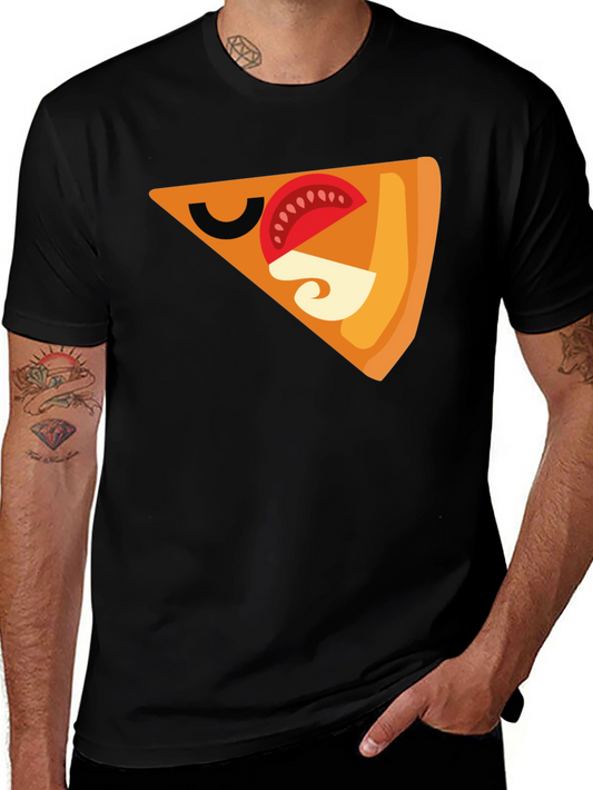Pizza Slice Graphic Tee - Funny Food Shirt