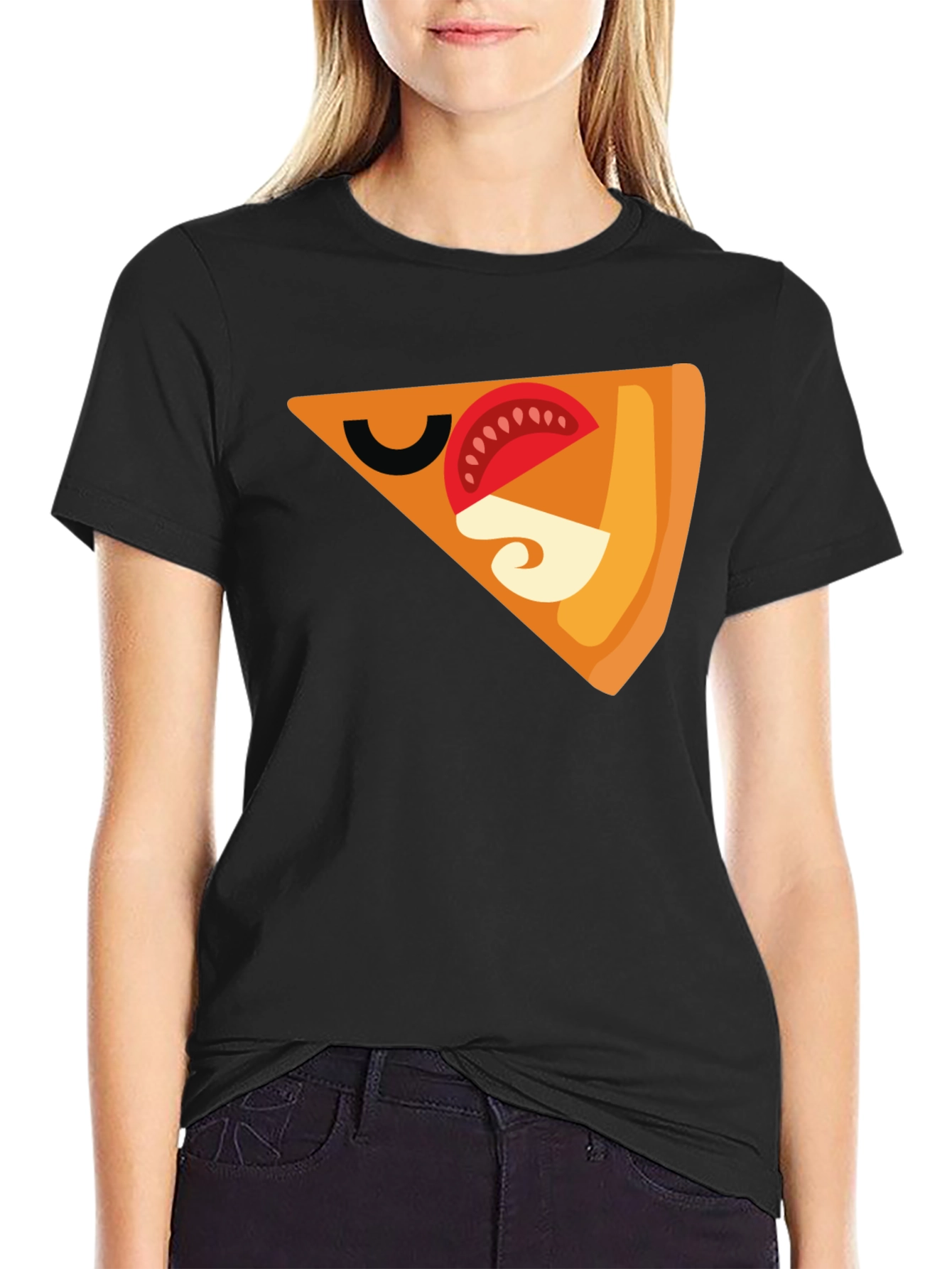 Pizza Slice Graphic Tee - Funny Food Shirt