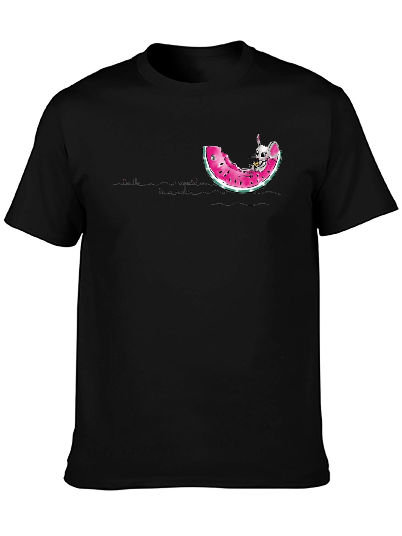 Melon Bunny Graphic T-Shirt