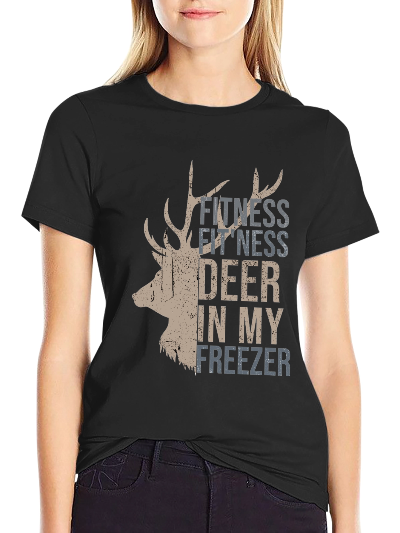 Fitness Deer In My Freezer T-Shirt