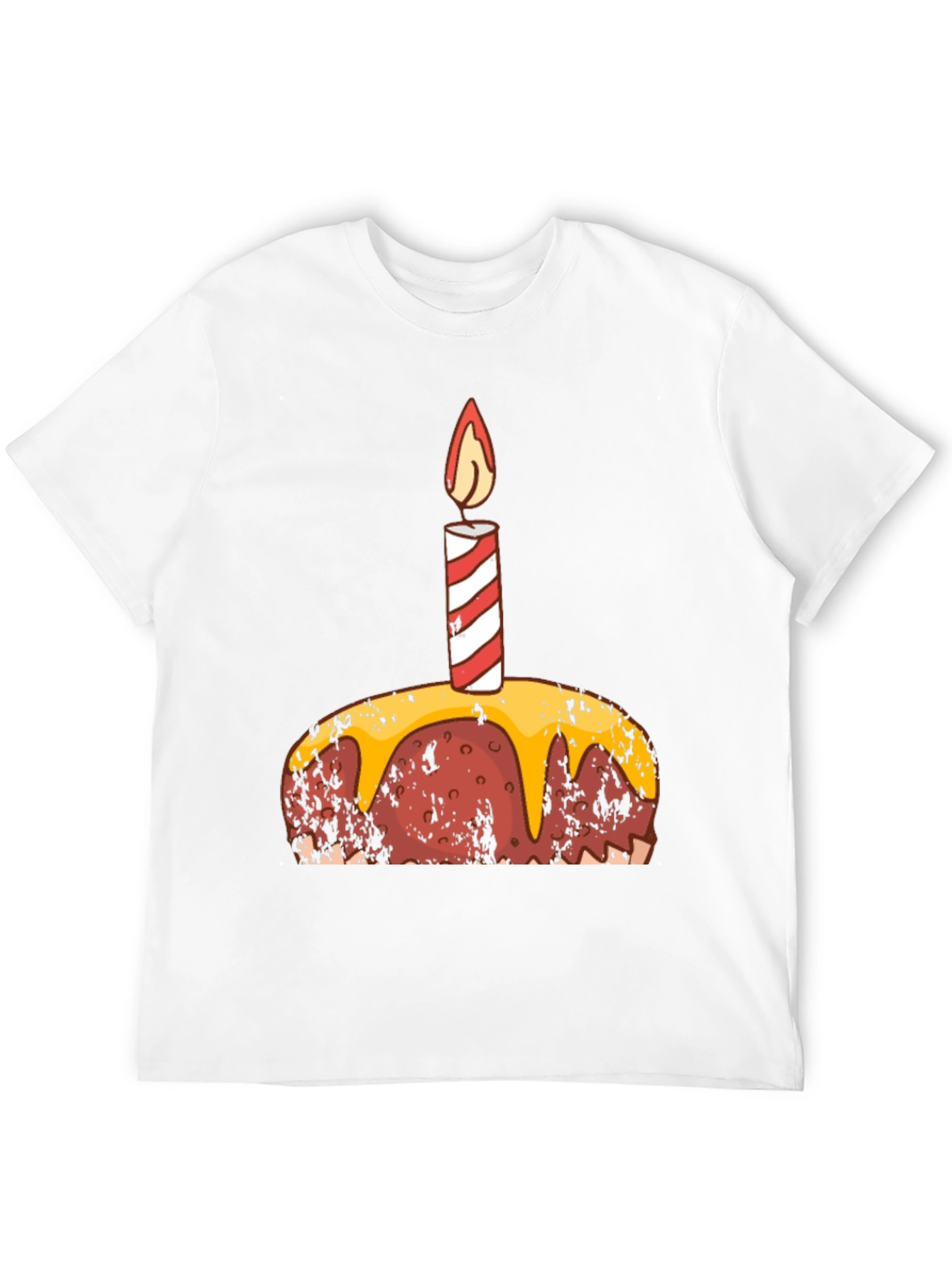 Birthday Cake Graphic Tee - Black