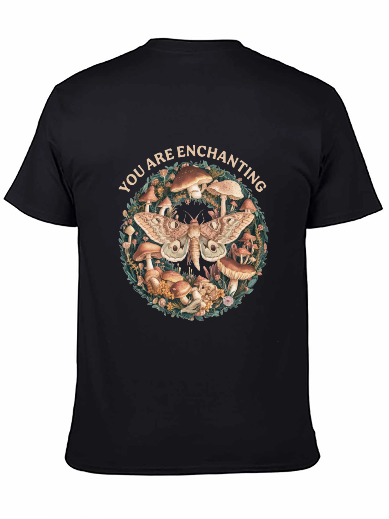 Enchanting Moth & Mushroom T-Shirt