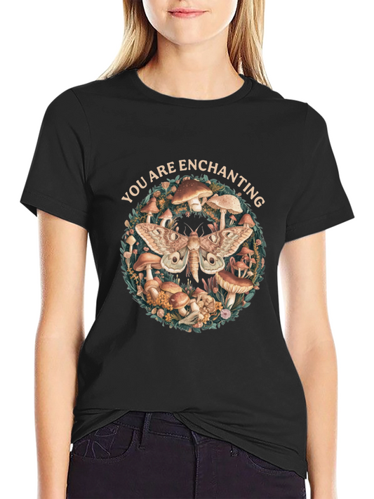 Enchanting Moth & Mushroom T-Shirt
