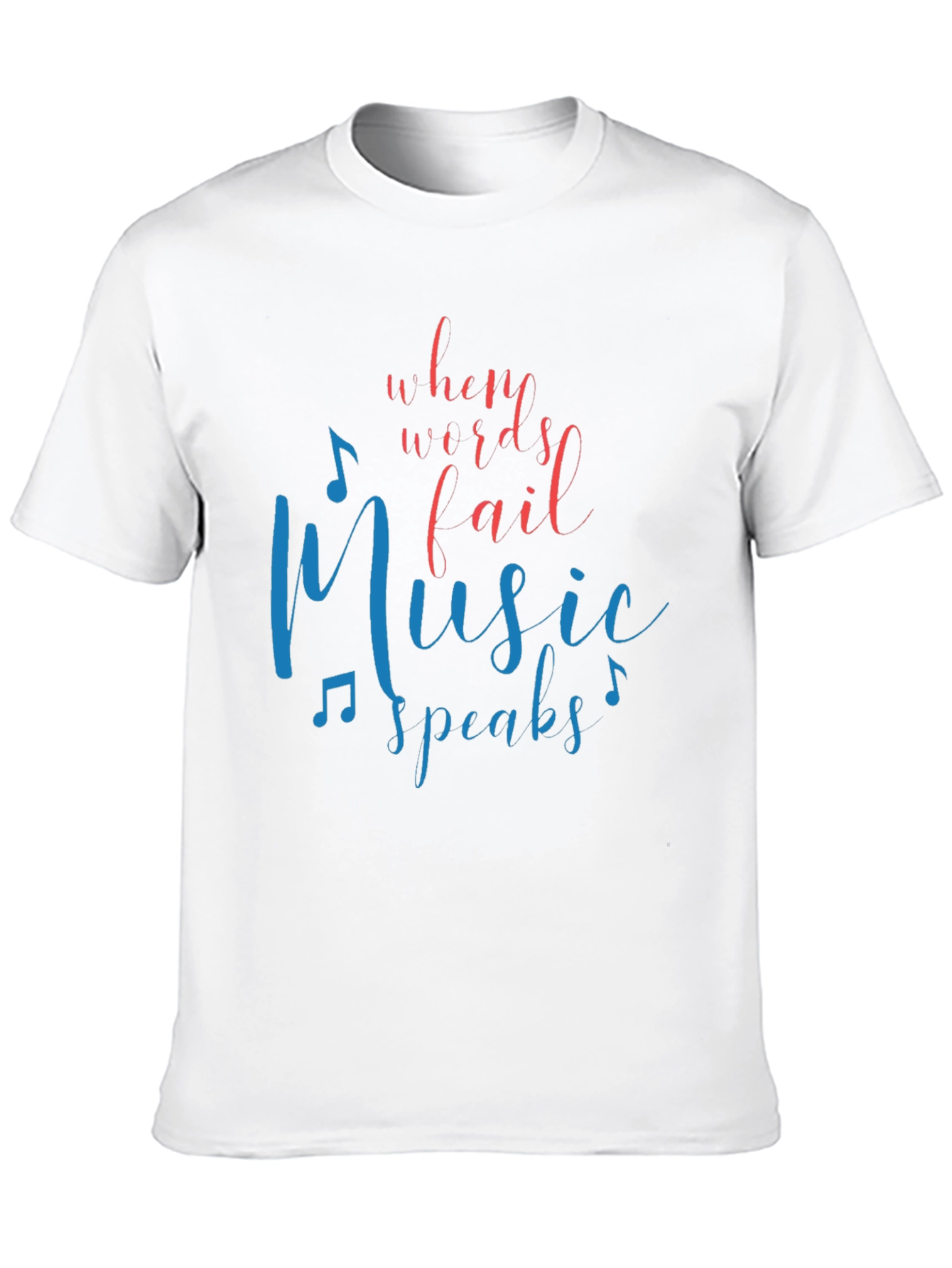 Music Speaks Graphic Tee - Unisex T-Shirt