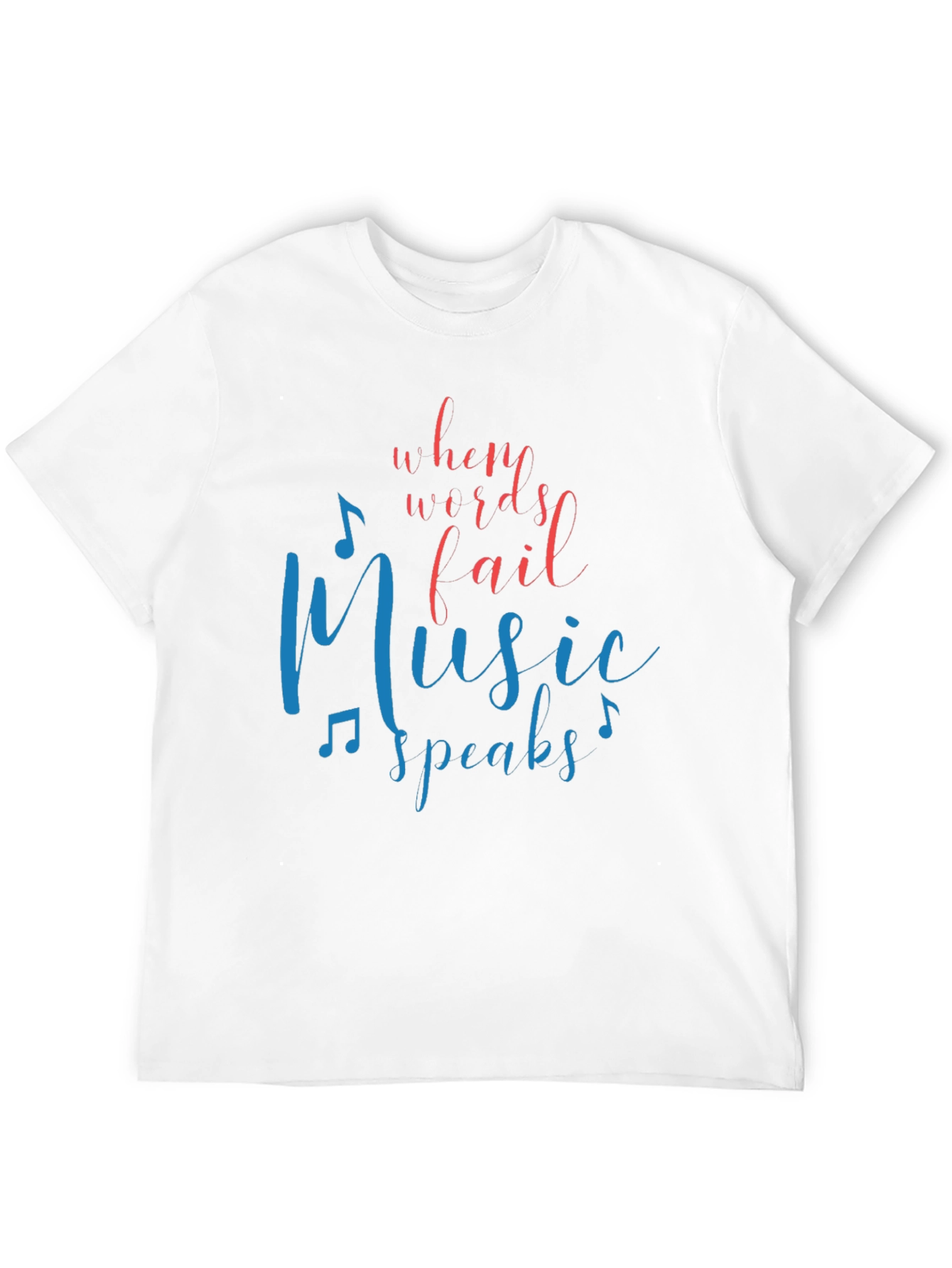 Music Speaks Graphic Tee - Unisex T-Shirt