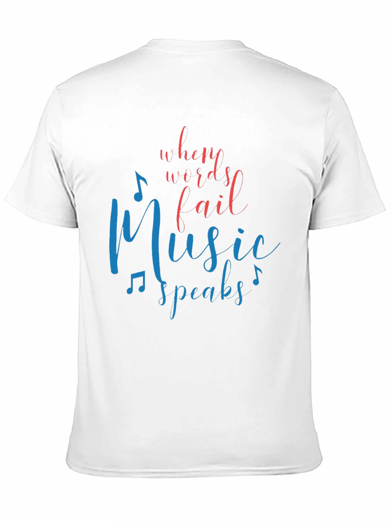 Music Speaks Graphic Tee - Unisex T-Shirt