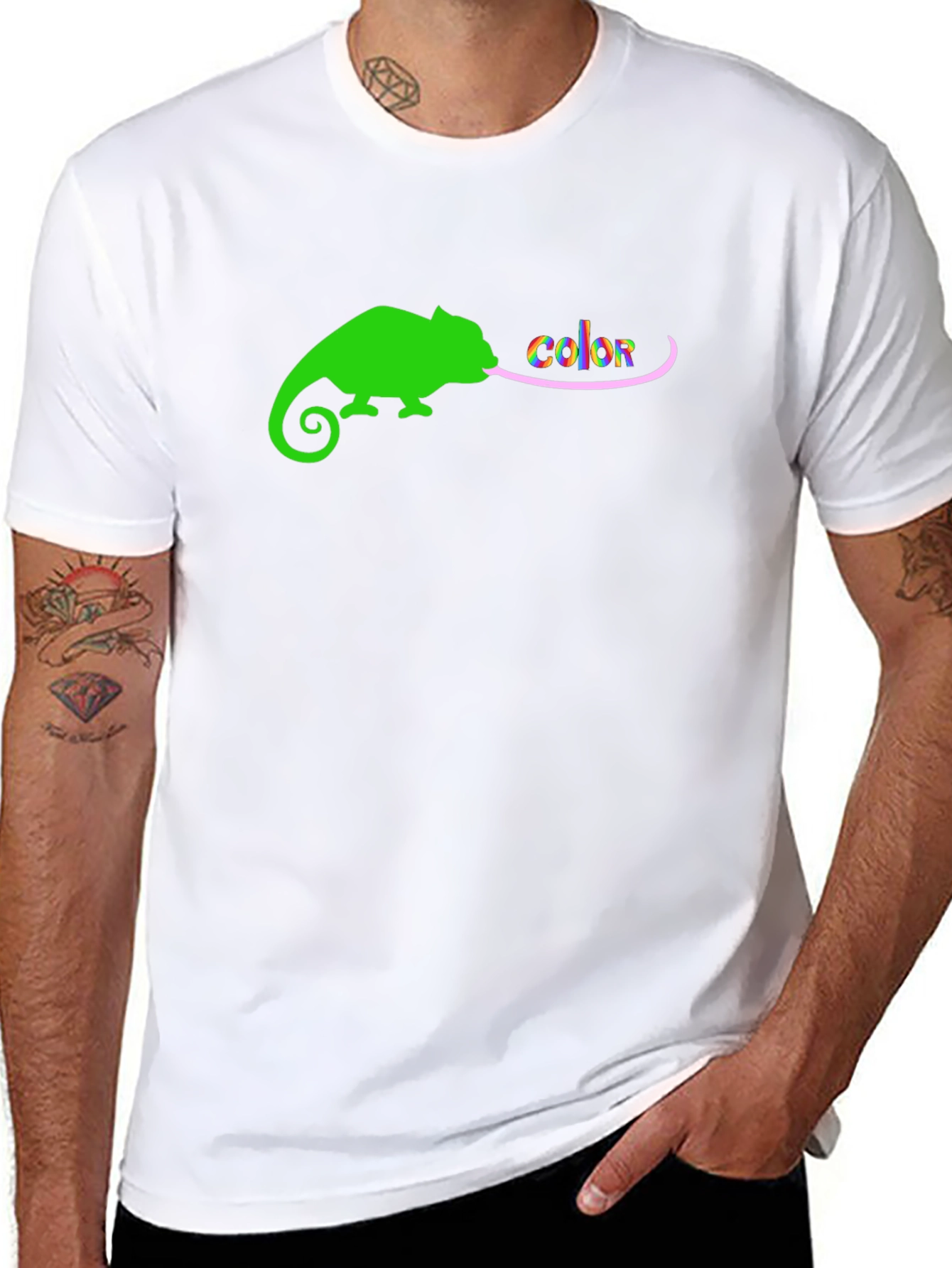 Color Chameleon Graphic T-Shirt