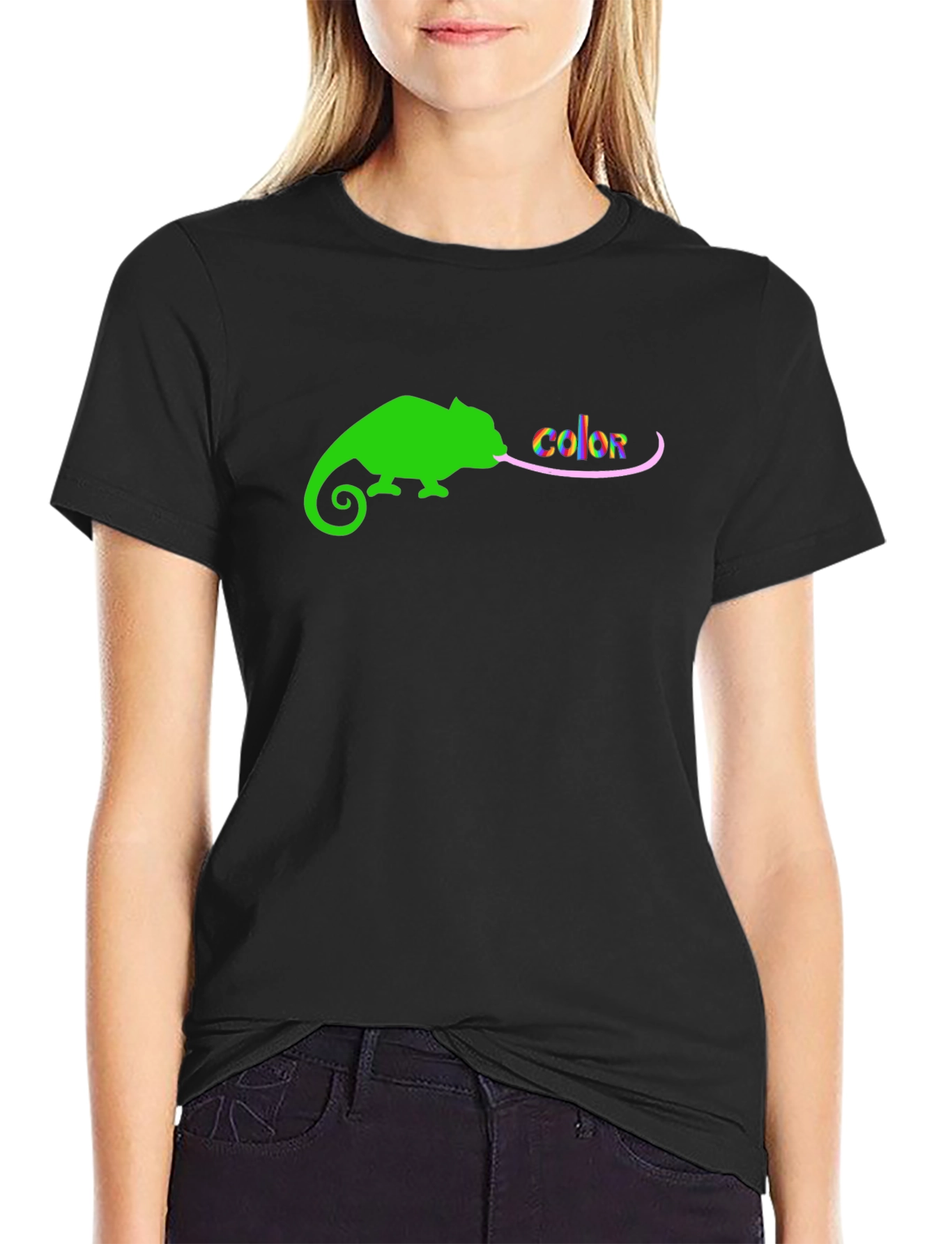 Color Chameleon Graphic T-Shirt