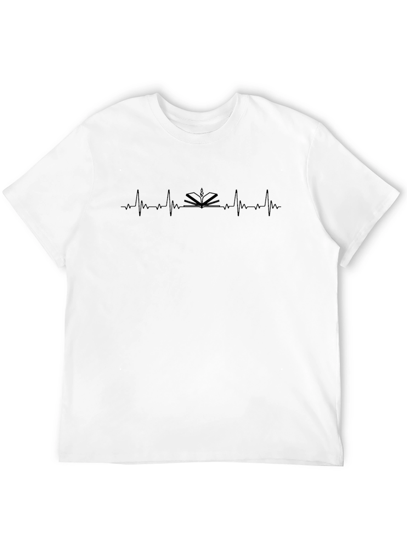 Book Lover Heartbeat T-Shirt - Read Life