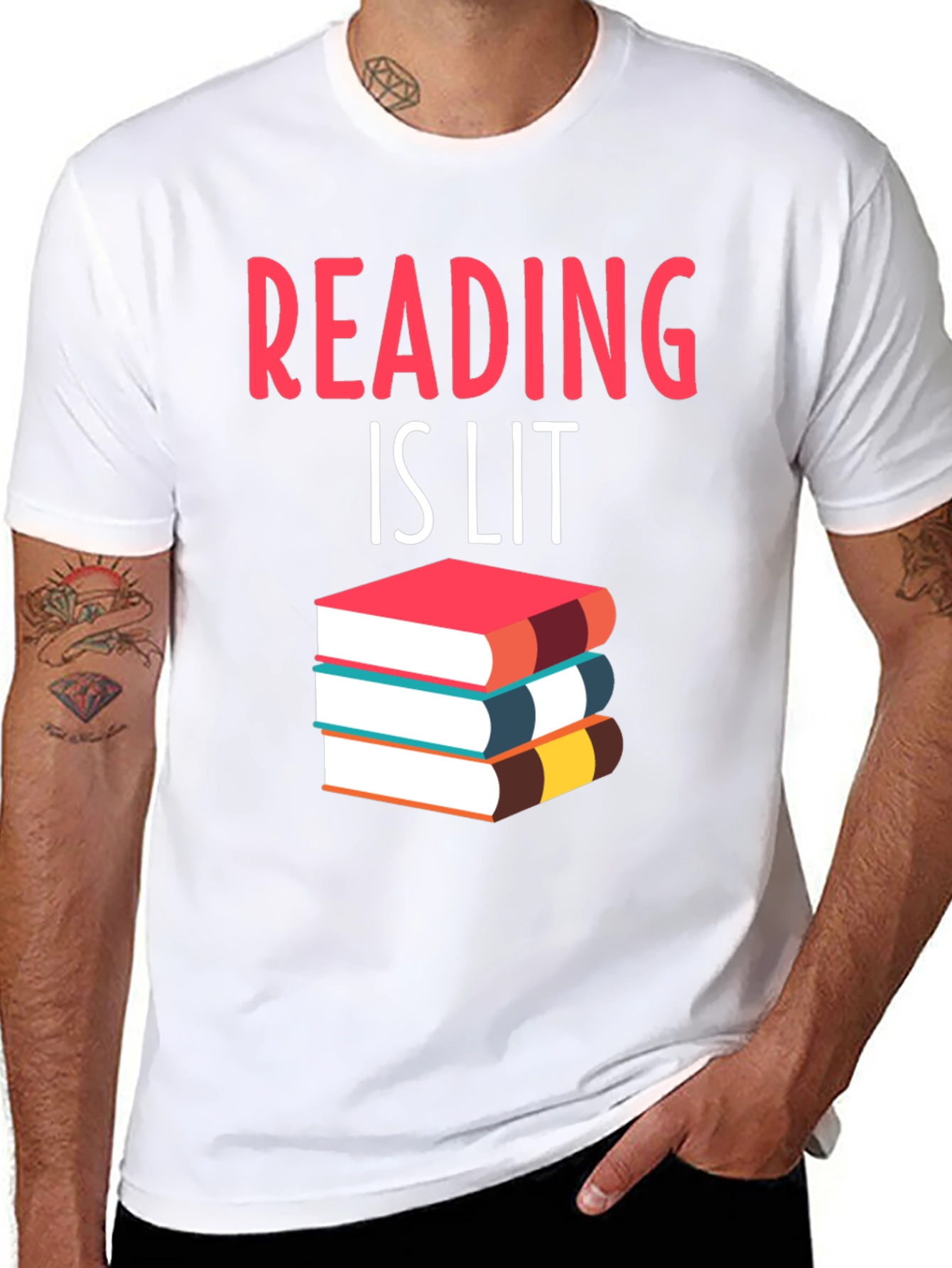 Reading Is Lit T-Shirt - Book Lover Tee