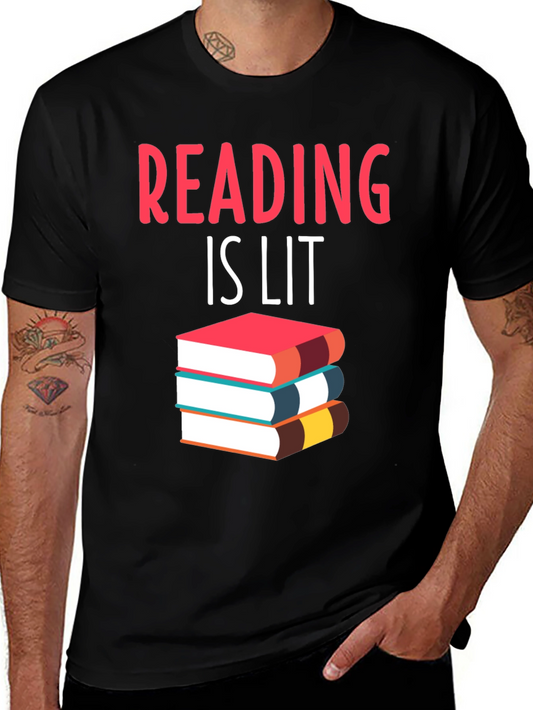 Reading Is Lit T-Shirt - Book Lover Tee