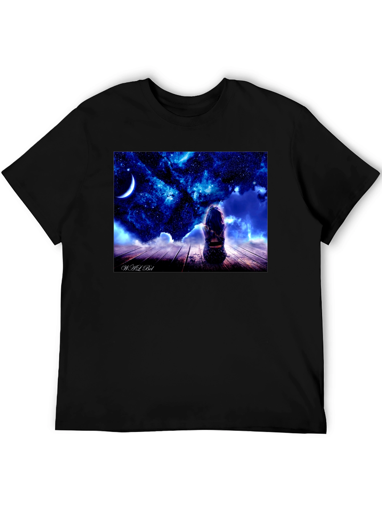 Cosmic Dreamer Black T-Shirt