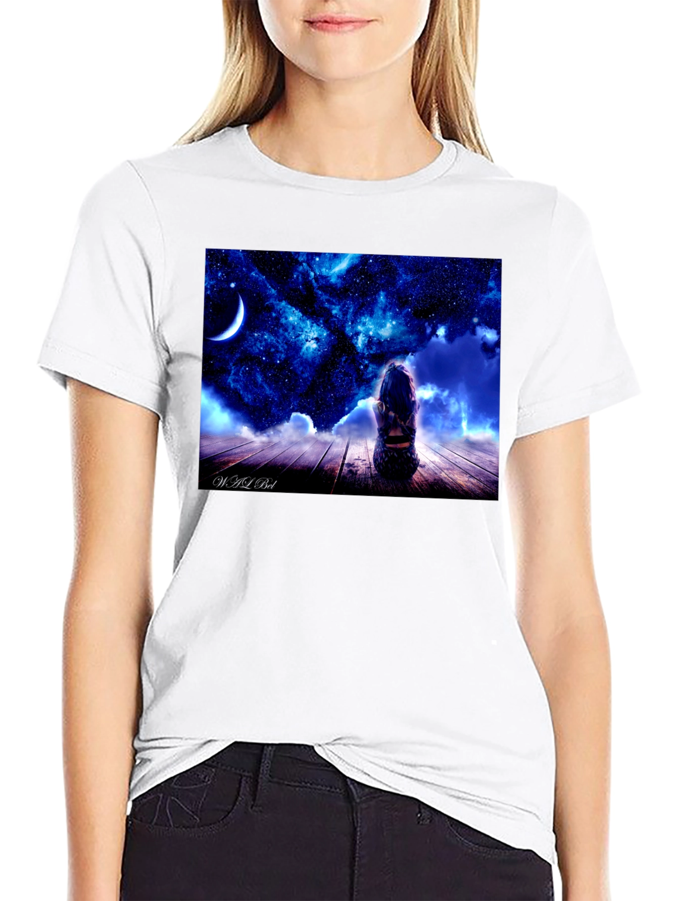 Cosmic Dreamer Black T-Shirt