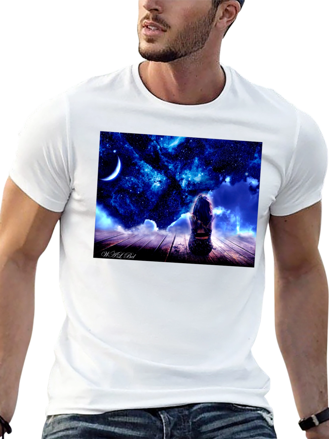 Cosmic Dreamer Black T-Shirt