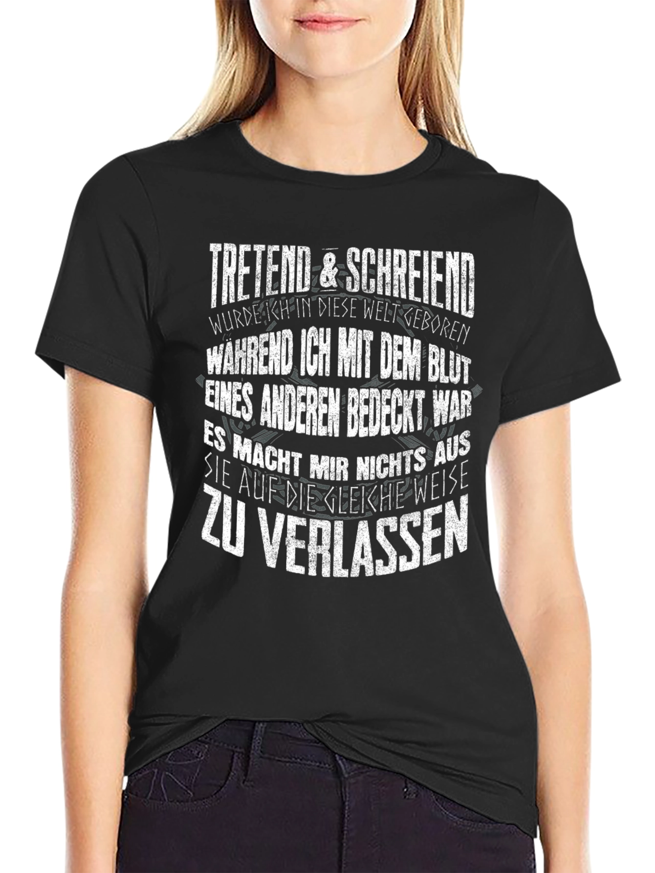 Treading & Screaming Graphic T-Shirt - Bold Statement Tee