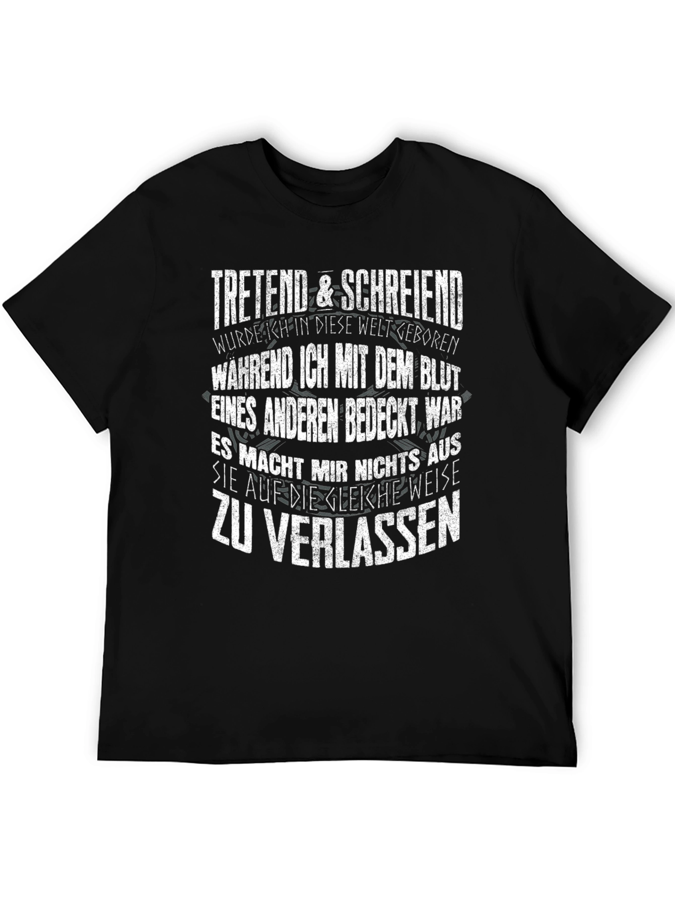Treading & Screaming Graphic T-Shirt - Bold Statement Tee