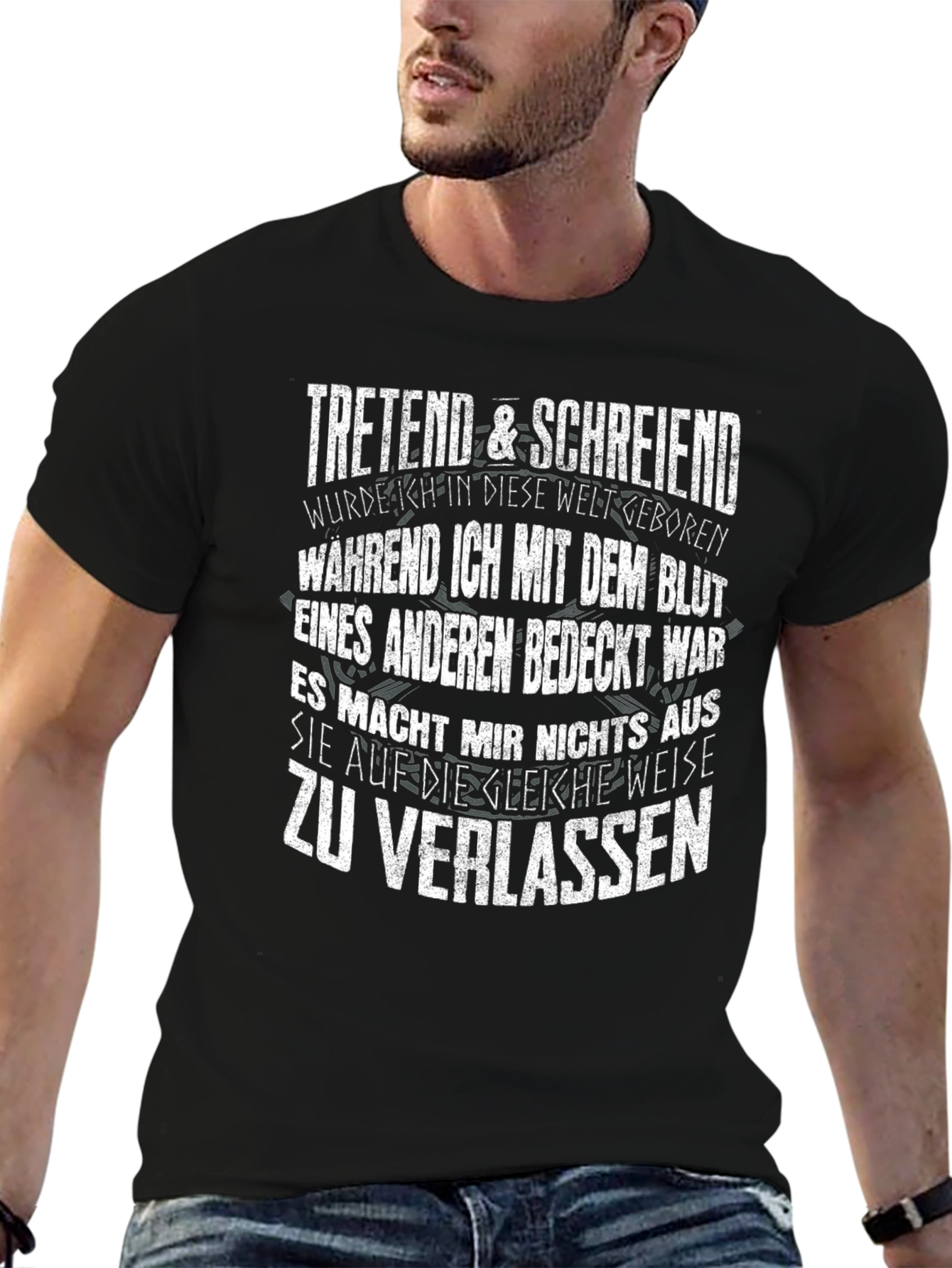 Treading & Screaming Graphic T-Shirt - Bold Statement Tee