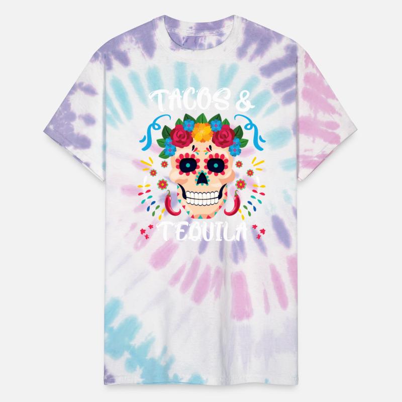 Taccos and Tequila Lover Drink Mexican Fiesta