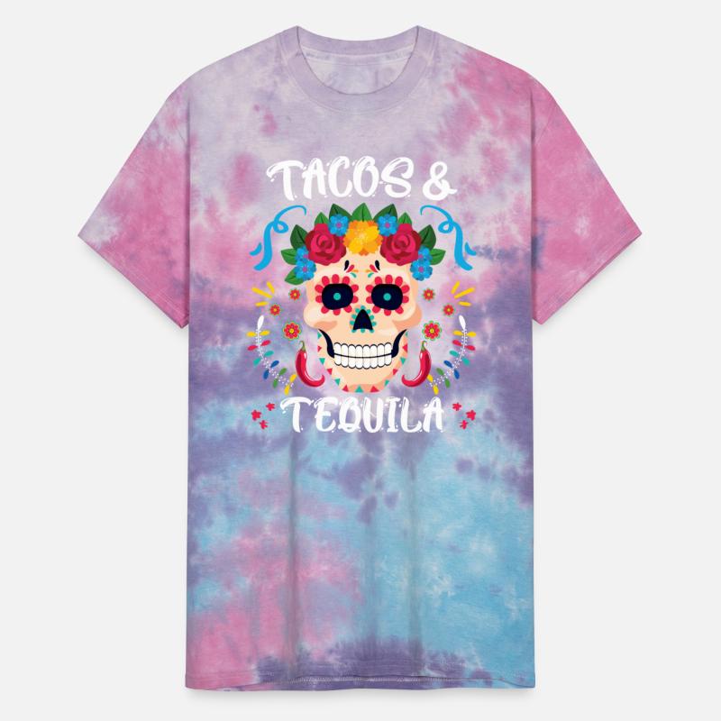 Taccos and Tequila Lover Drink Mexican Fiesta