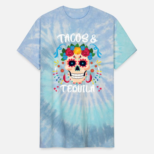 Taccos and Tequila Lover Drink Mexican Fiesta