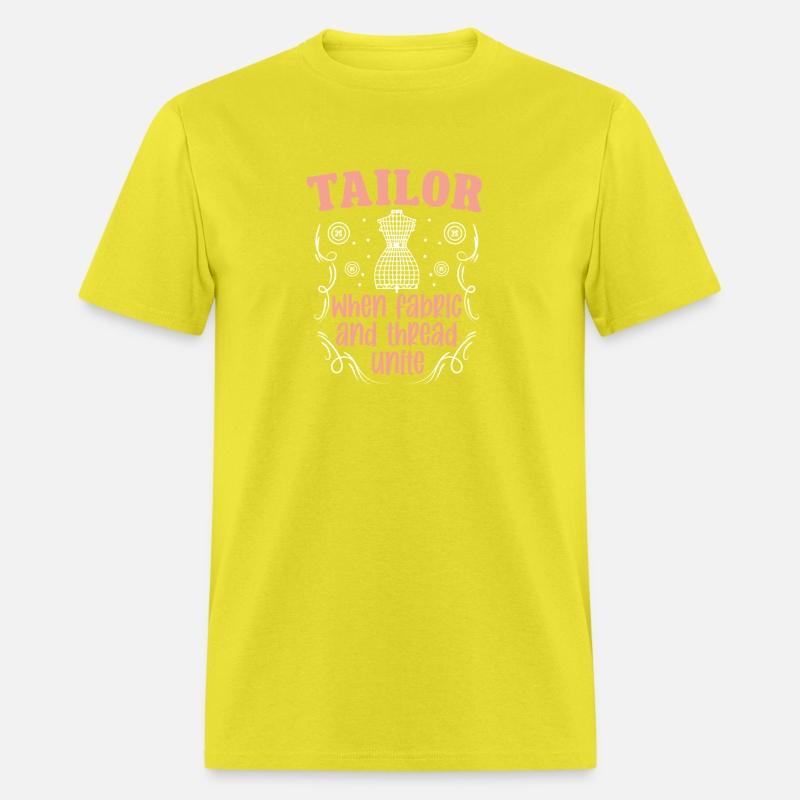 Tailor fabric and thread unite seamstress quilting