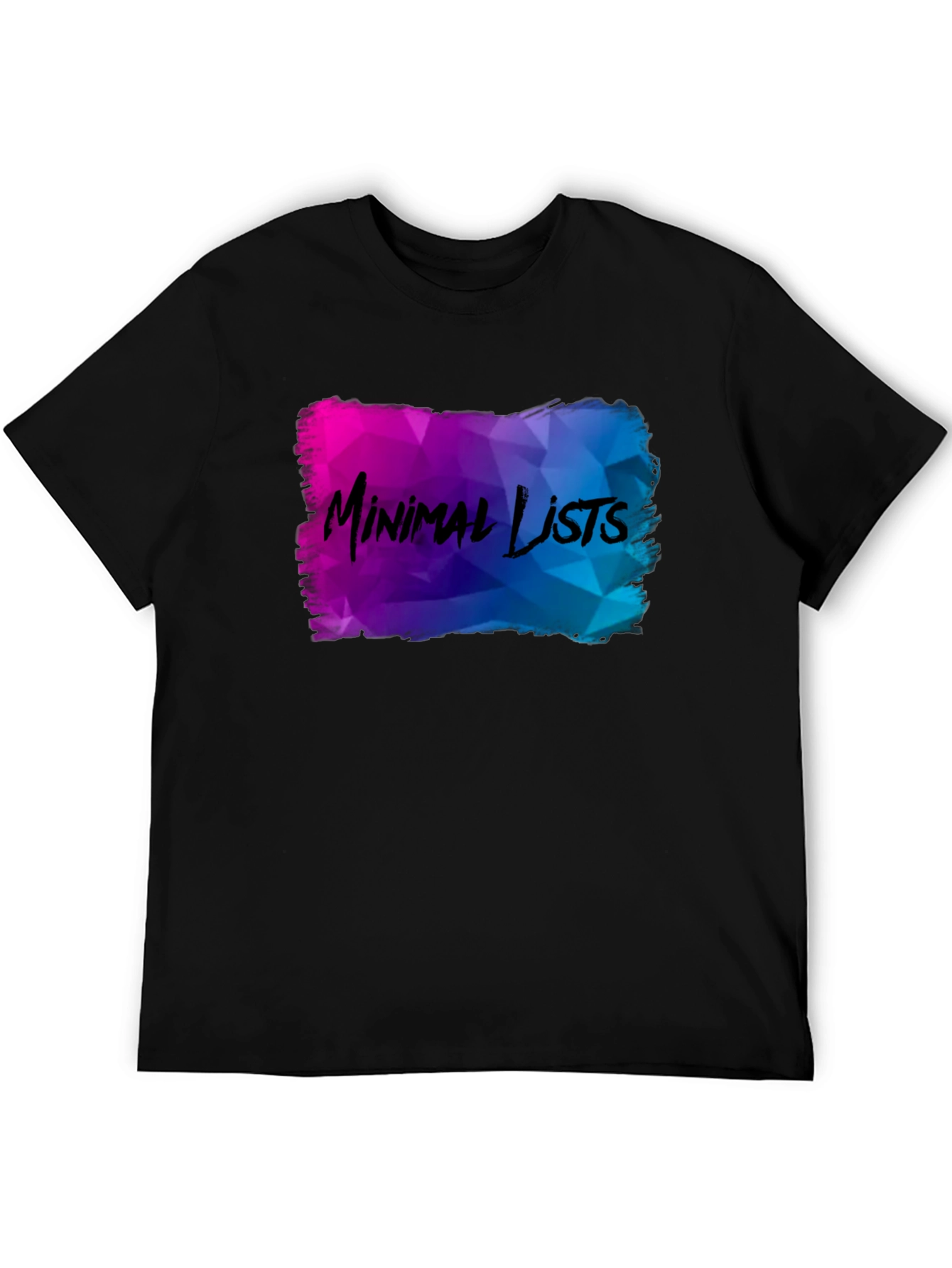 Minimal Lists Graphic T-Shirt - Unique Design