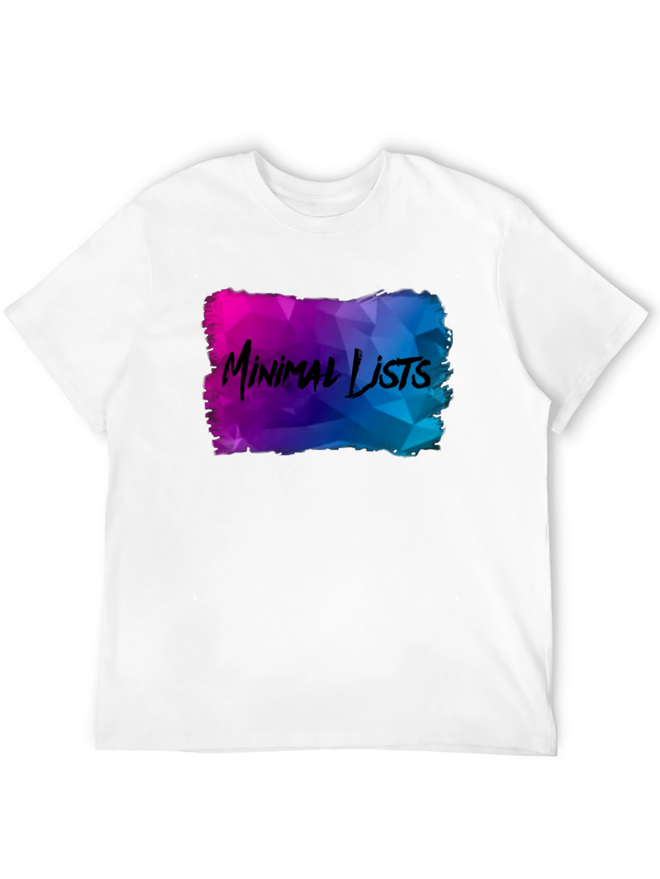 Minimal Lists Graphic T-Shirt - Unique Design