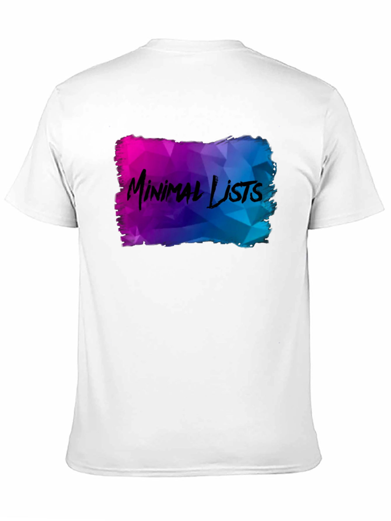 Minimal Lists Graphic T-Shirt - Unique Design