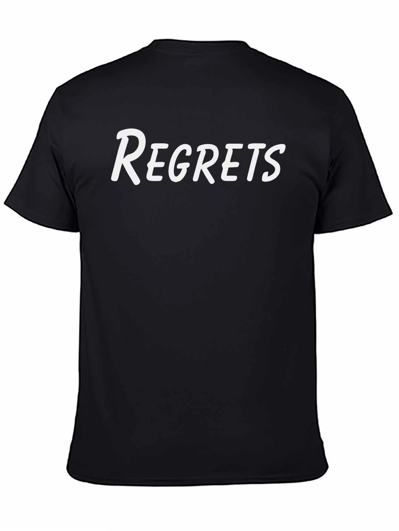 Regrets Graphic Tee - Bold Statement T-Shirt