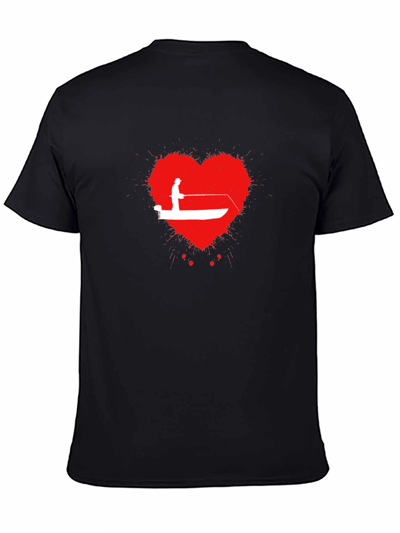 Fishing Heartbeat T-Shirt - Anglers Love