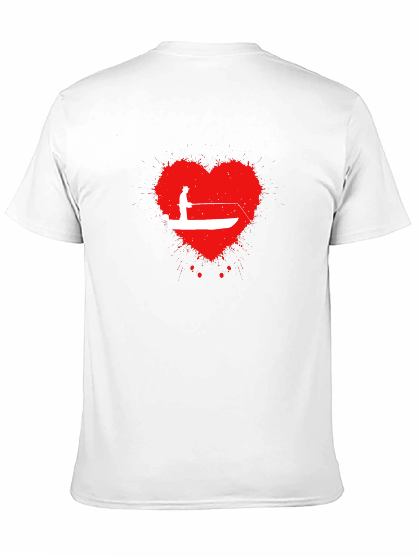 Fishing Heartbeat T-Shirt - Anglers Love