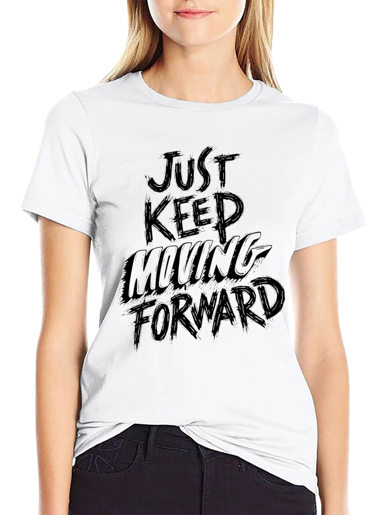Just Keep Moving Forward Graphic Tee