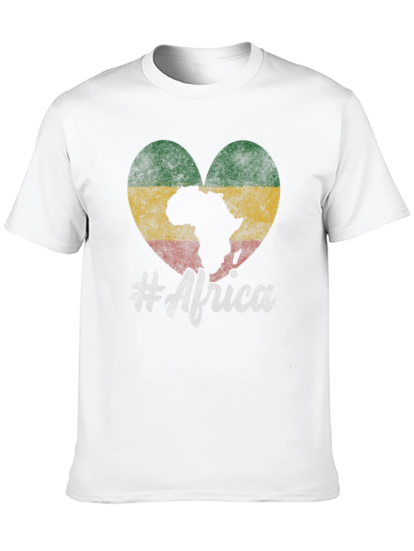 Africa Heart Flag T-Shirt