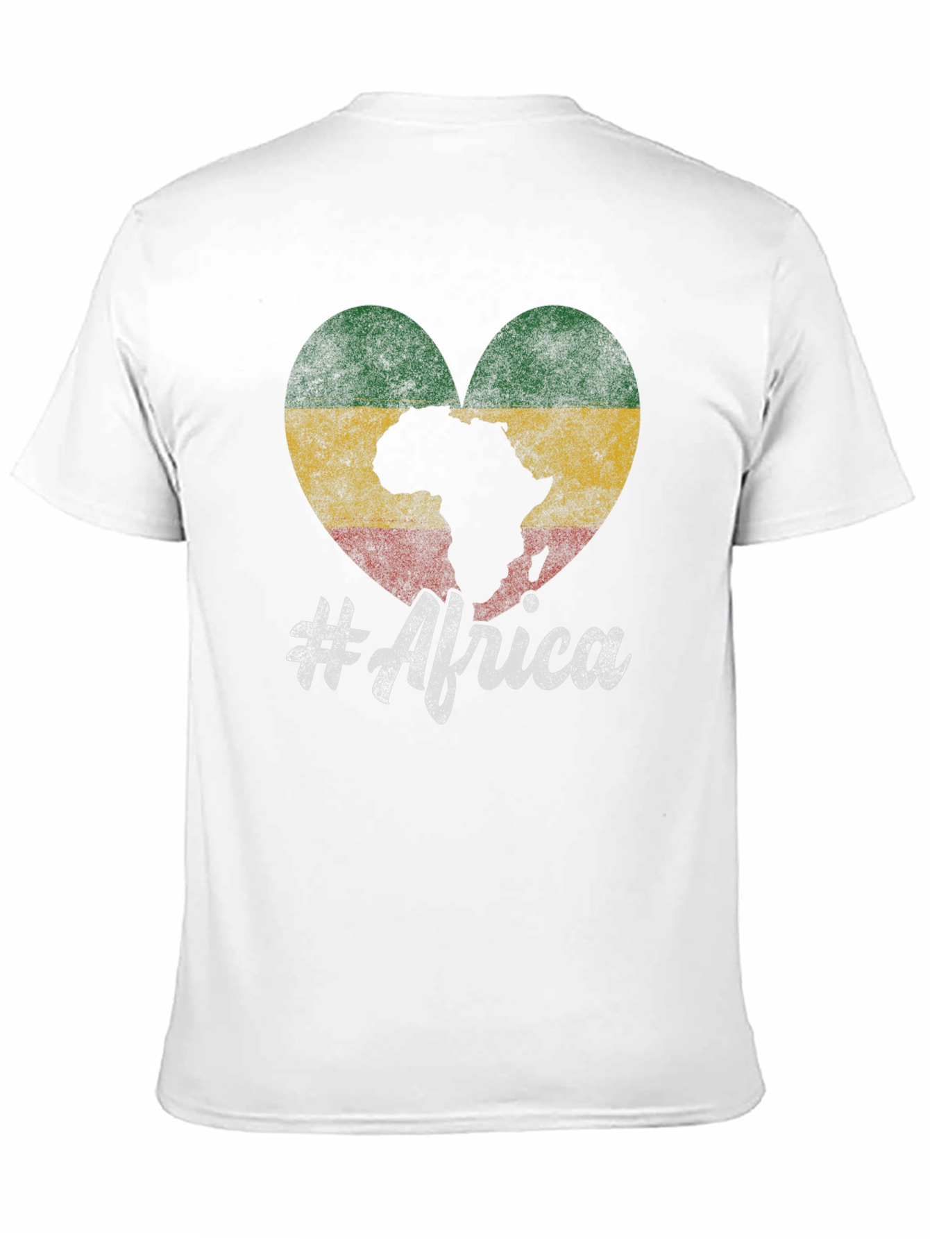 Africa Heart Flag T-Shirt