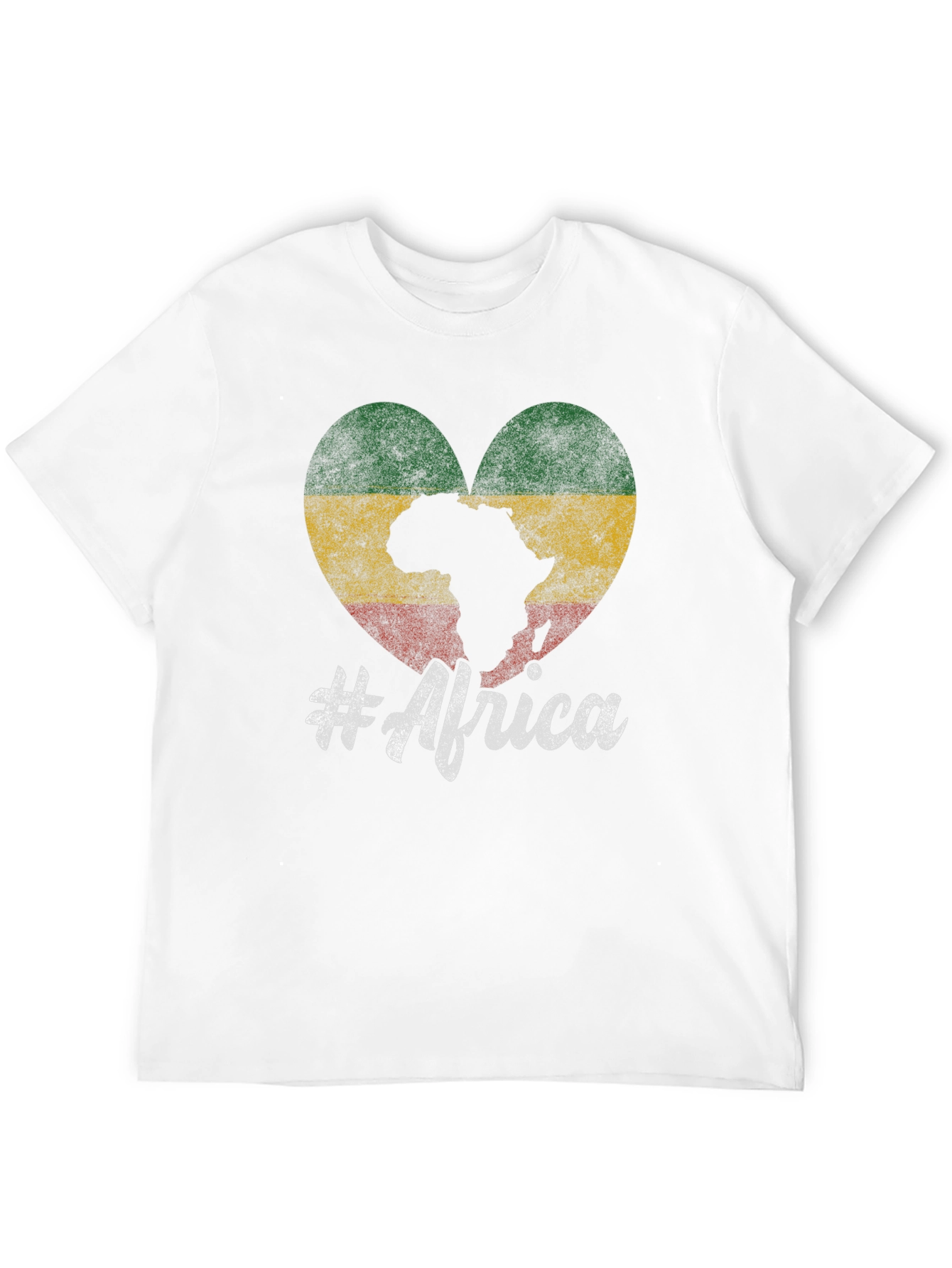 Africa Heart Flag T-Shirt
