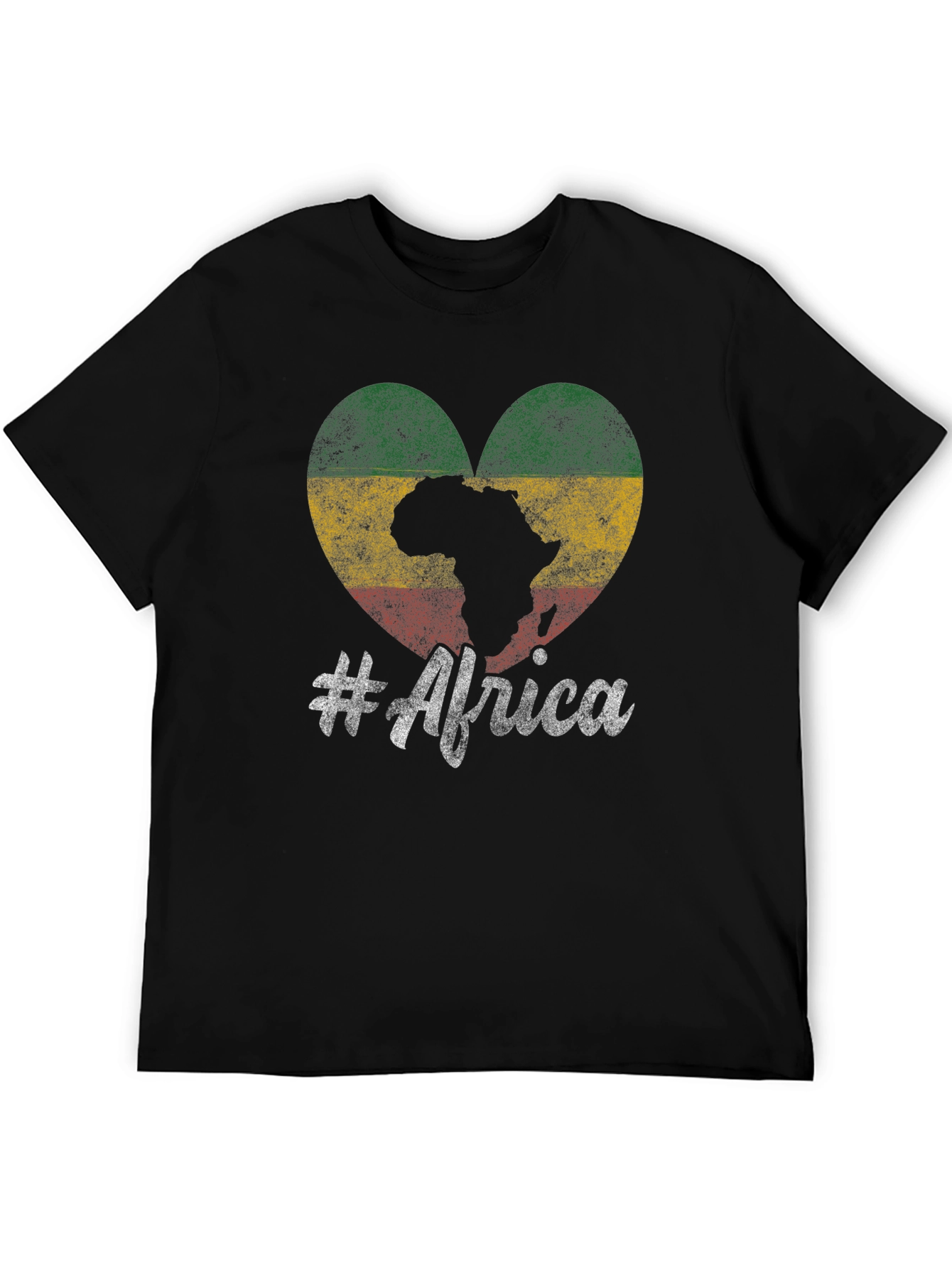 Africa Heart Flag T-Shirt