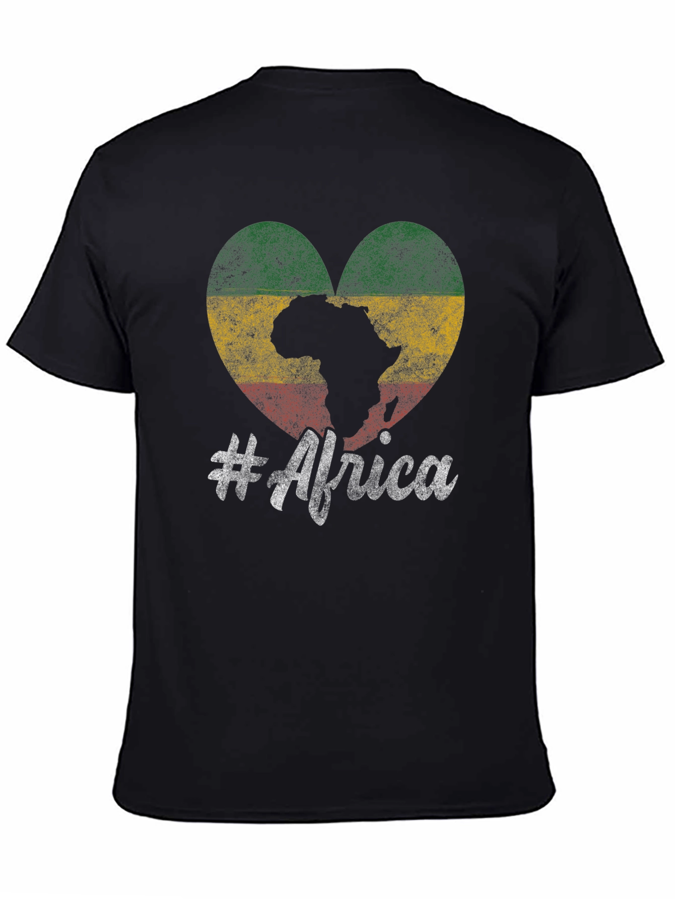 Africa Heart Flag T-Shirt