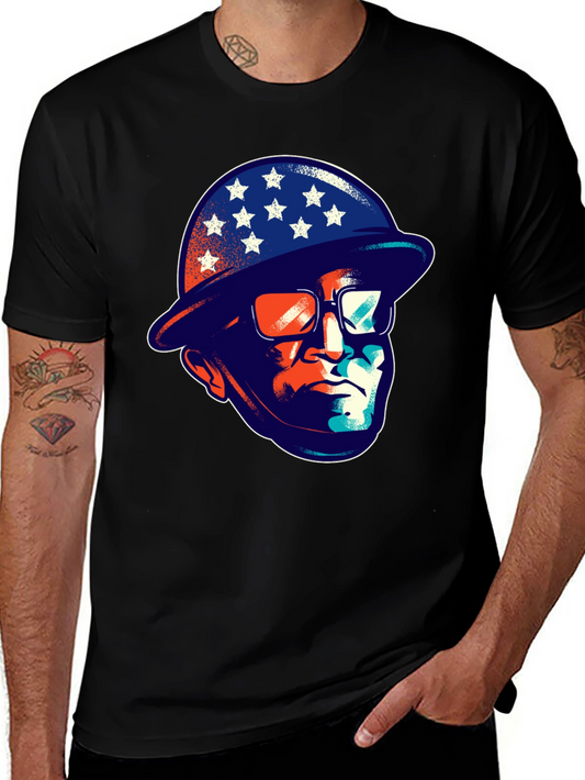 Patriotic Graphic T-Shirt - American Icon Design