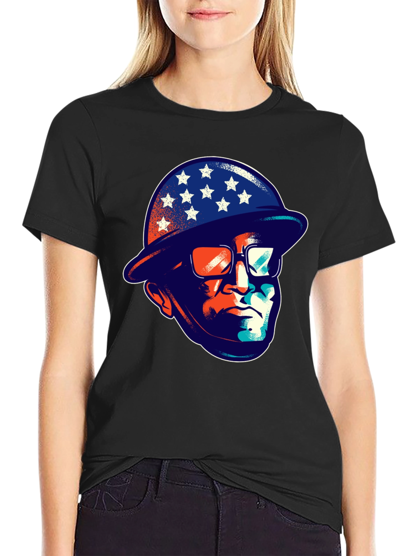 Patriotic Graphic T-Shirt - American Icon Design