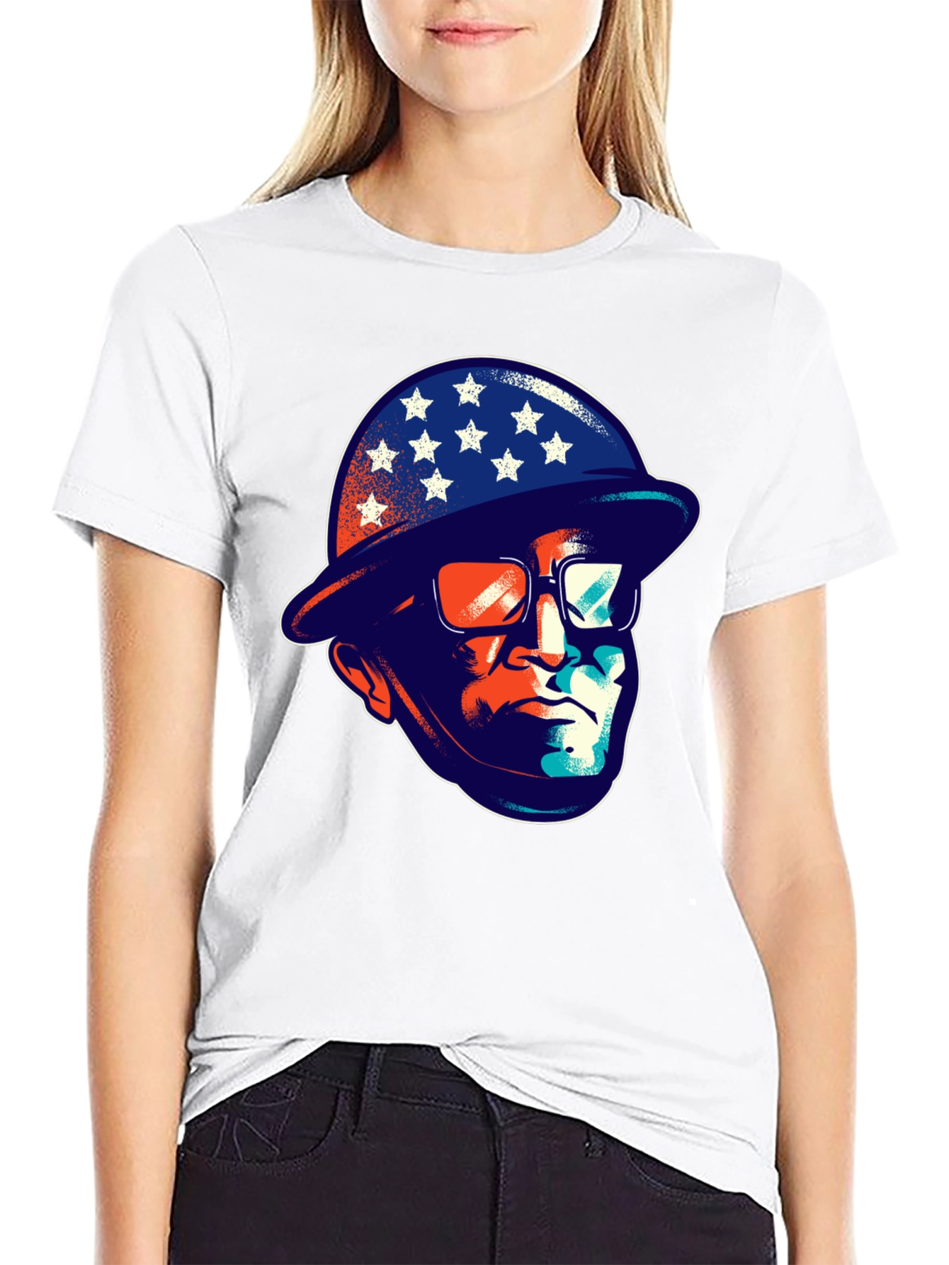 Patriotic Graphic T-Shirt - American Icon Design