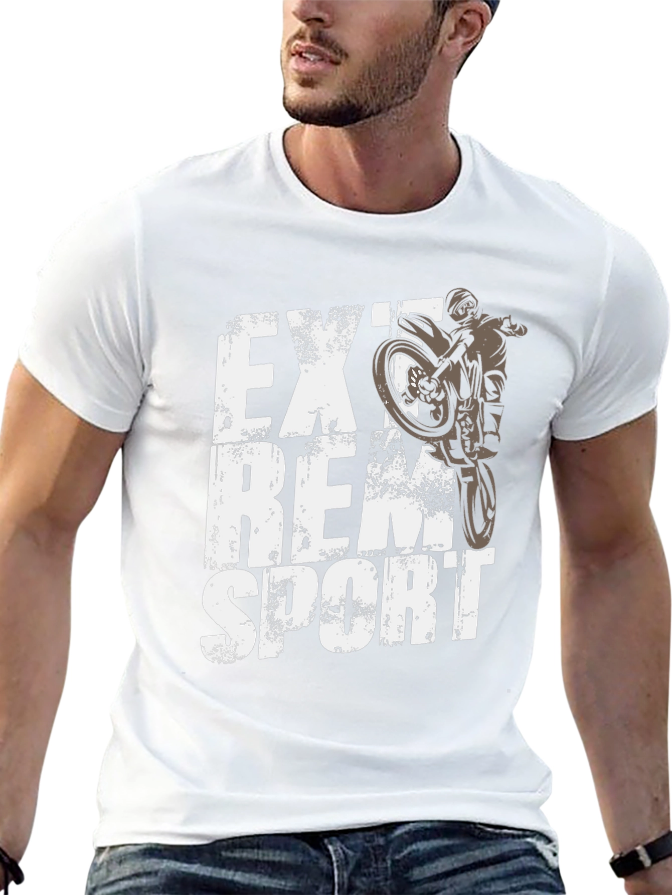 Extreme Sport Graphic Tee - Mens Black T-Shirt