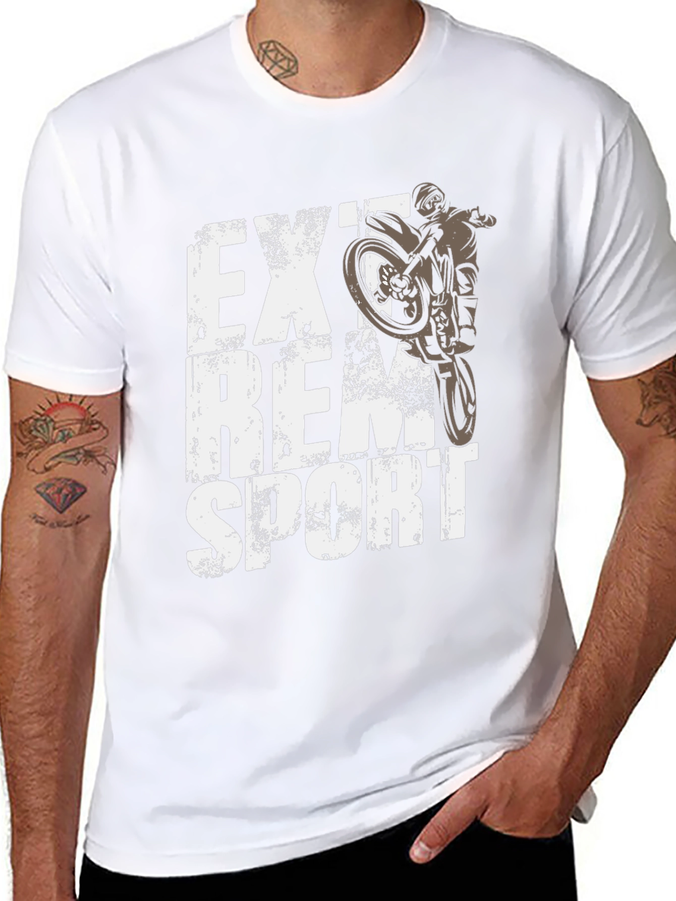 Extreme Sport Graphic Tee - Mens Black T-Shirt