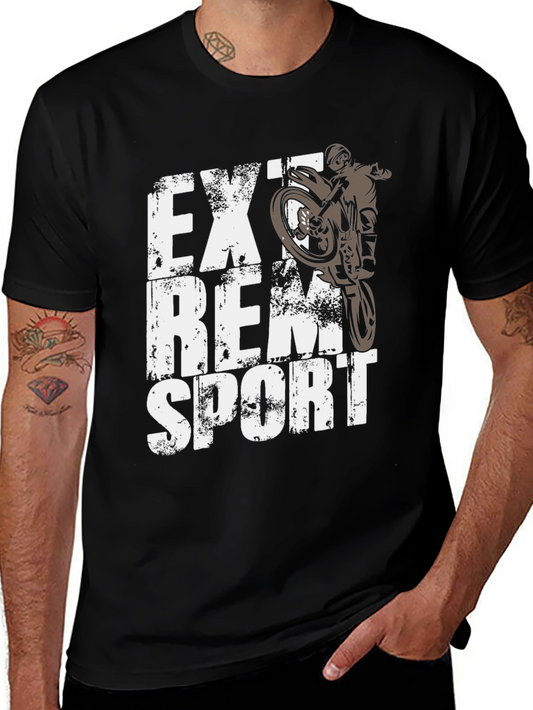 Extreme Sport Graphic Tee - Mens Black T-Shirt