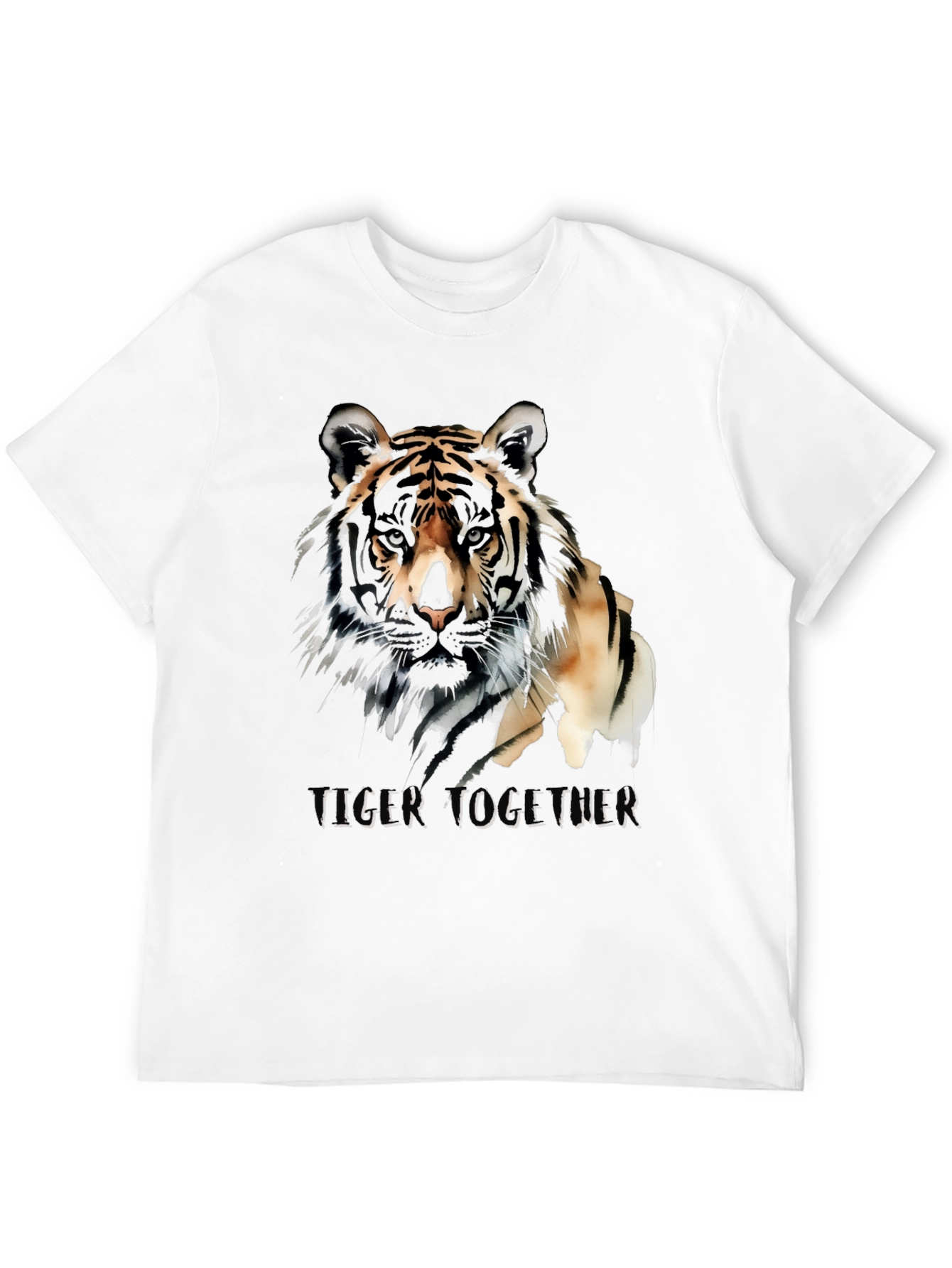 Tiger Together Graphic T-Shirt - Black