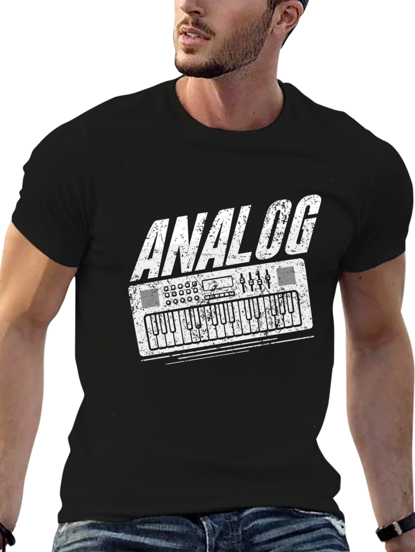 Analog Synth T-Shirt - Black